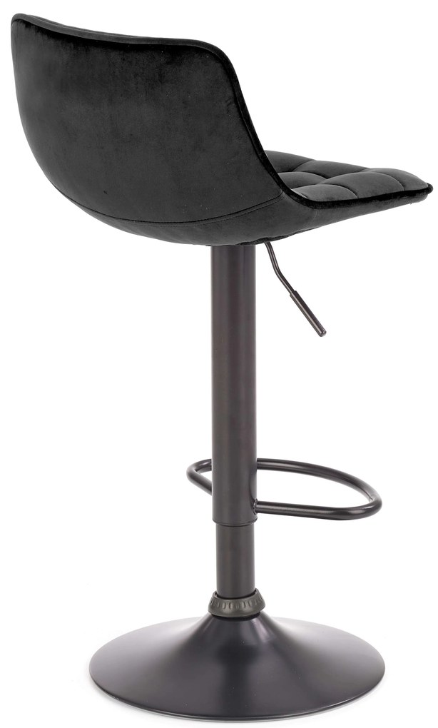 Scaun tip bar Hertha (negru). 1039569