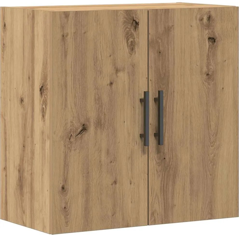 vidaXL Dulap de perete Pe perete Stejar Artizanal 60 x 31,5 x 60 cm