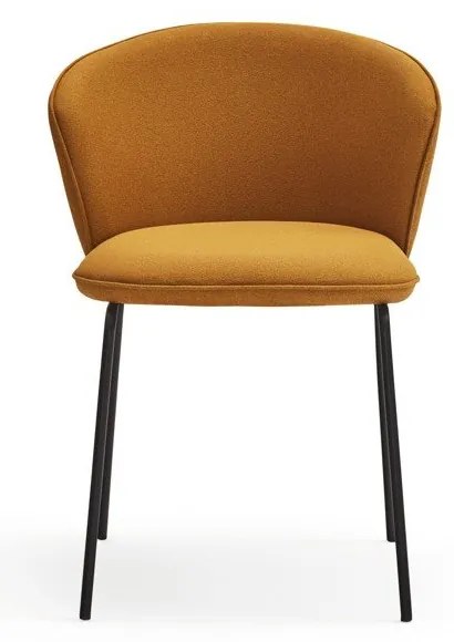 Set de scaune de sufragerie galben muștar 2 buc. tapițat Add – Teulat