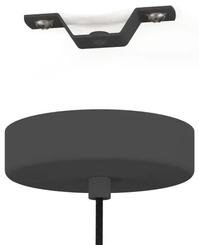 Lustră pe cablu Eglo 390173 ALMERIMAR 3xE27/40W/230V gri/auriu