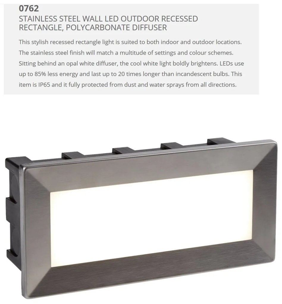 Spot LED incastrabil de exterior ambiental IP65 Ankle 0762 SRT
