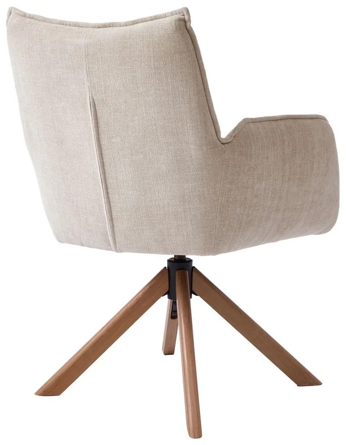 Set de scaune de sufragerie crem 2 buc. tapițat Marilla – Unique Furniture