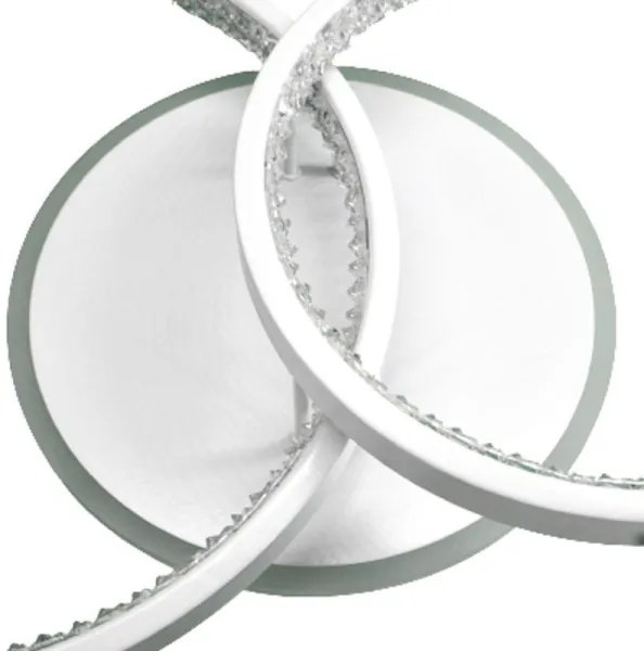 Lustră LED dimabilă aplicată LED/55W/230V 3000-6500K + telecomandă