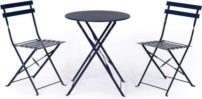 Set mobilier de grădină Bonami Essentials Retro, albastru închis
