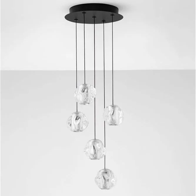Lustra cu 5 pendule LED design modern IFOS