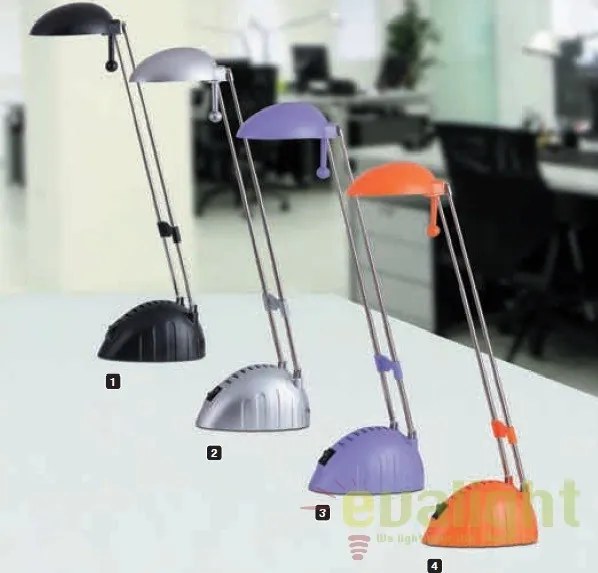 Lampa de birou moderna LED neagra Ronald 4334 RX