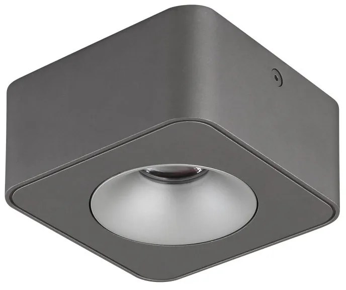 Spot LED aplicat aluminiu gri HANGARAU 1