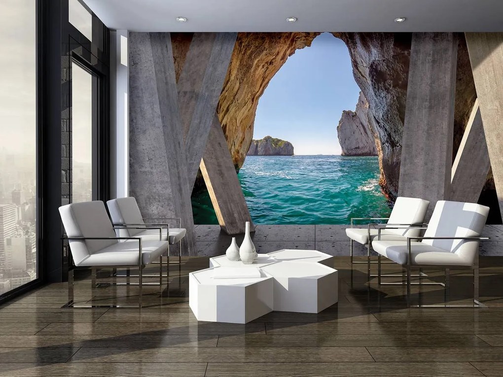 Fototapet - Privire spre ocean (254x184 cm)