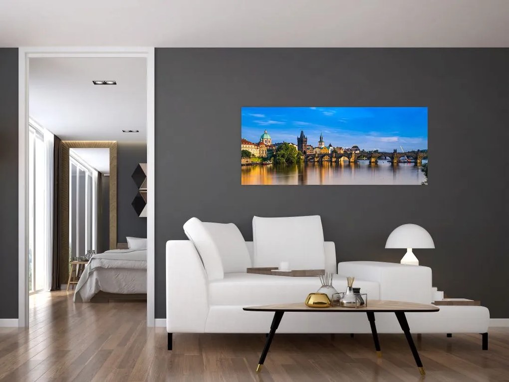 Tablou cu podul Carol (120x50 cm)