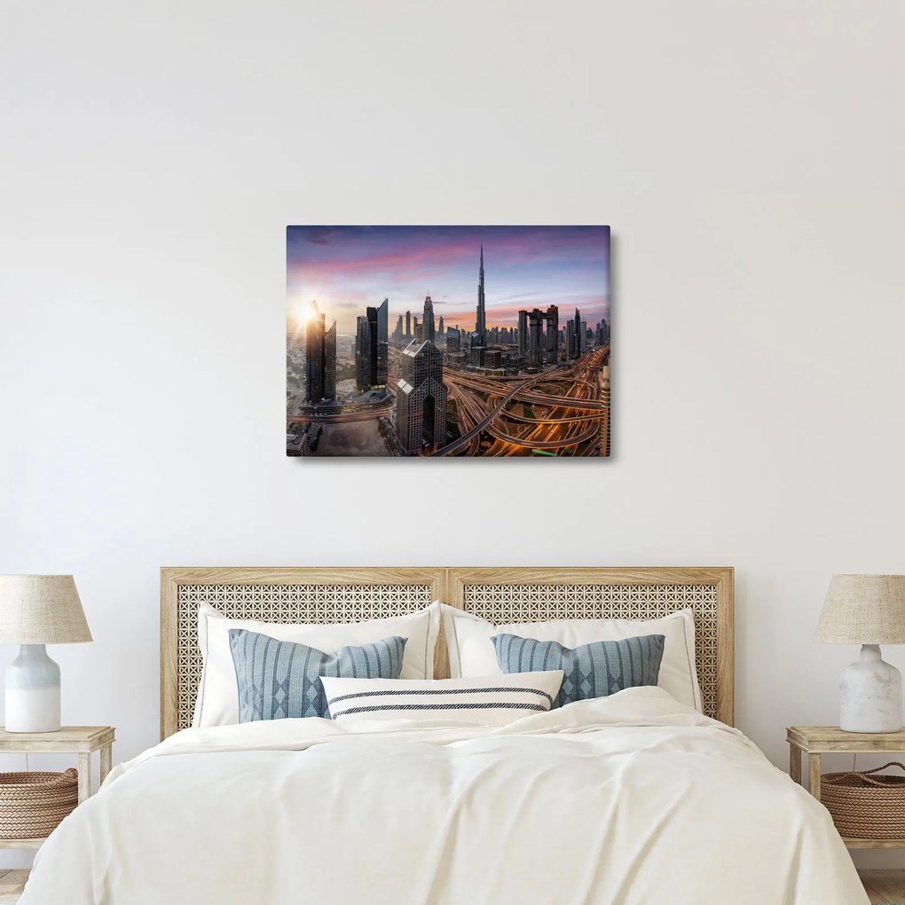 Tablou - Panorama din Dubai (70x50 cm)