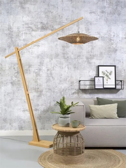 Lampadar din bambus Bali M natur, 60cm