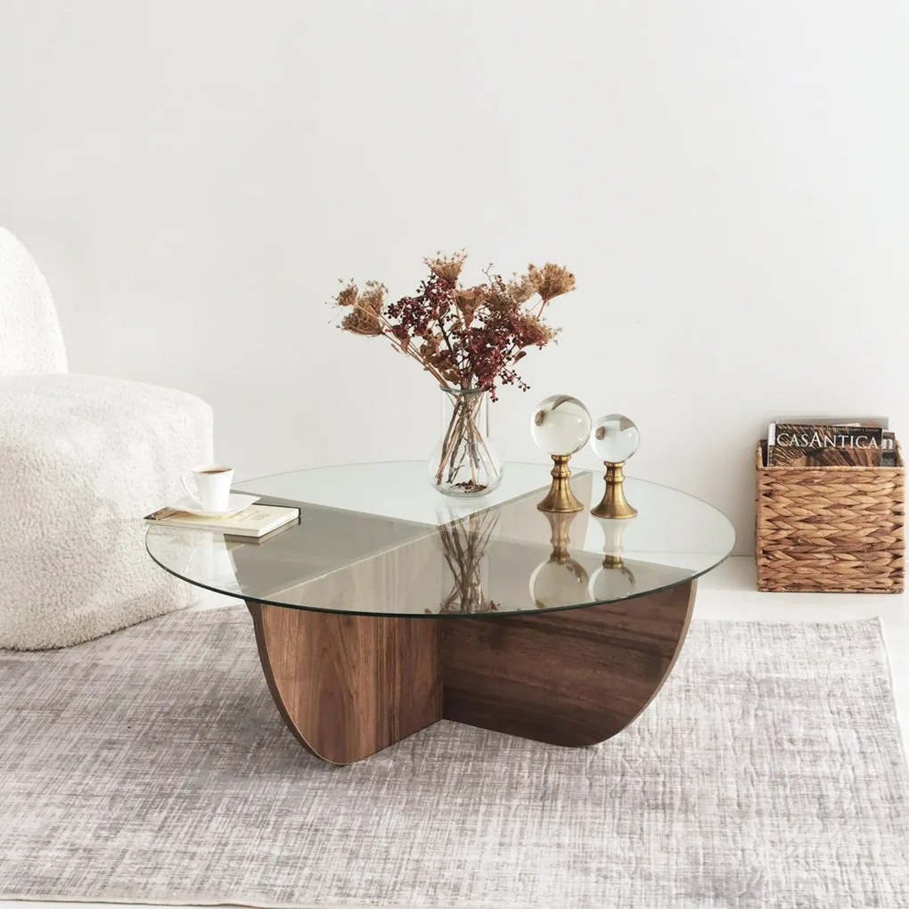 Măsuță de conferință Lily Walnut