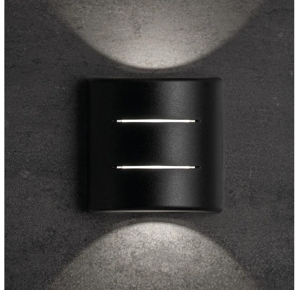 Kanlux 39185 - Aplica de perete LED pentru exterior REFAZI LED/6W/230V IP54 neagră