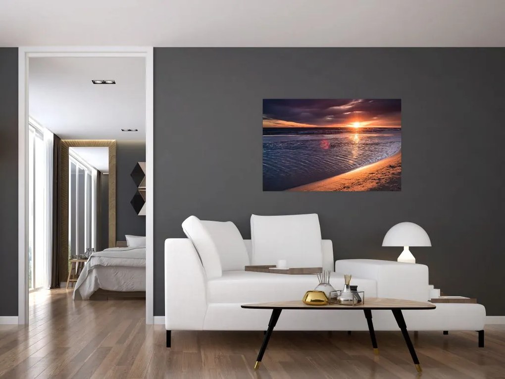 Tablou cu apus de soare (90x60 cm)