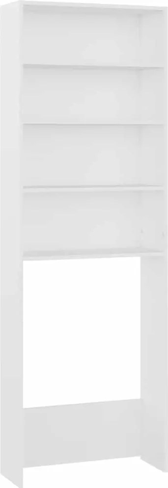 vidaXL Dulap mașină de spălat, alb, 64x24x190 cm