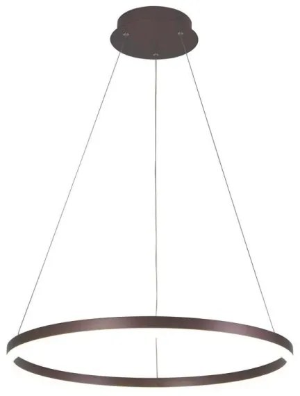 Brilagi - Lustră LED dimabilă pe cablu CIRCLE LED/42W/230V 3000-6500K maro+telecomandă