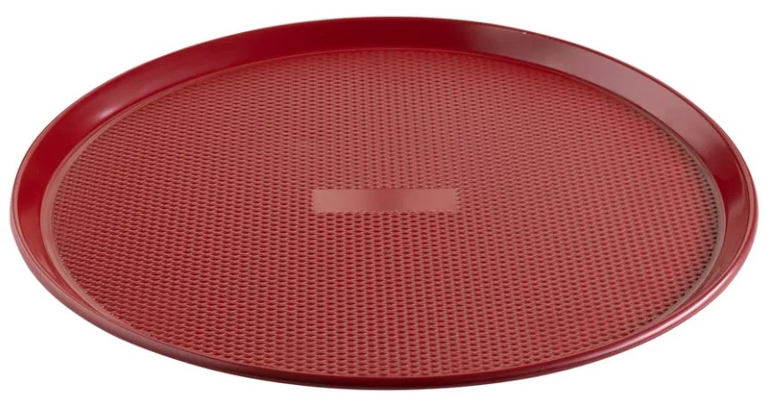 Tava pizaa Red Deliss, metal, antiaderanta, 33 cm