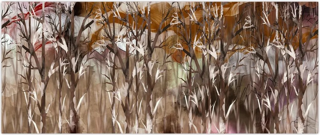 Tablou - Copaci (120x50 cm)