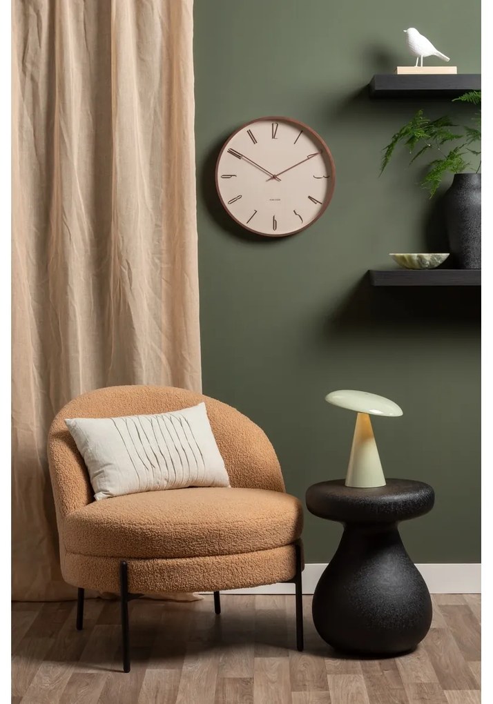 Karlsson 6014WG ceas de perete design bej,diametru 40 cm