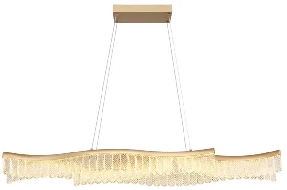 Lustră LED pe cablu Globo 67348HG JULIET LED/35W/230V 3200K auriu