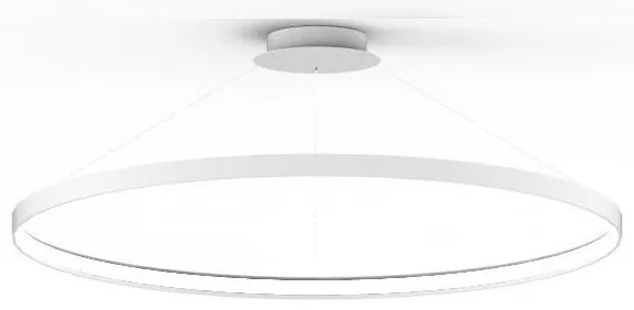 Lustra LED suspendata design modern circular CIRCLE 110, alb LA0717/1 - WH ZL