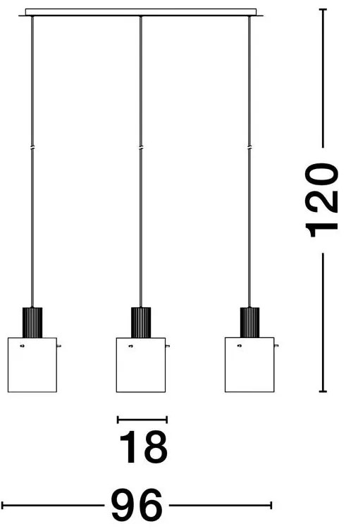 Lustra suspendata cu 3 pendule design modern MIRBI