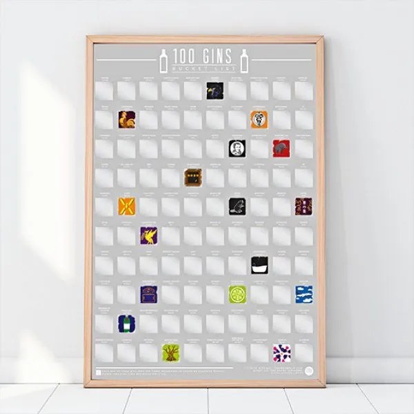 Poster - 100 gin - descoperi nedescoperit