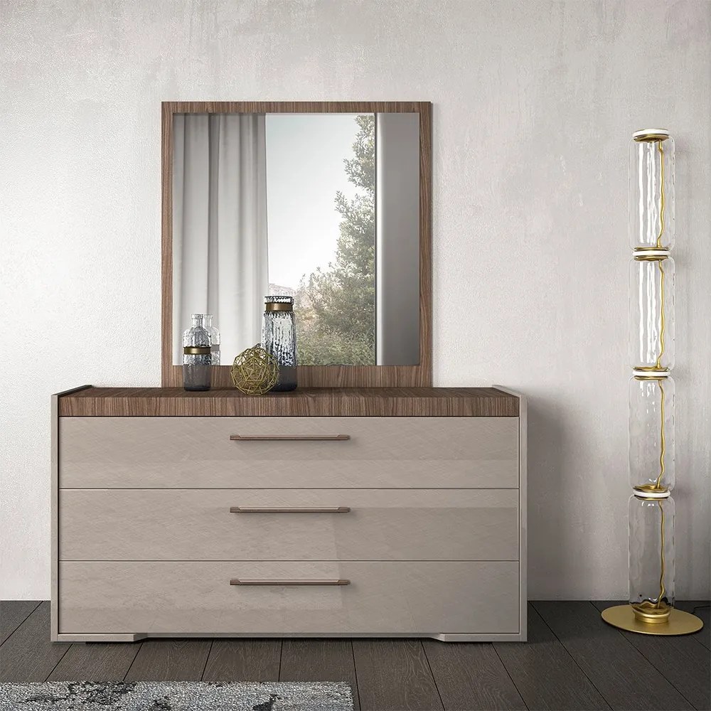 Comodă lemn masiv Narla, 151 × 49 × 79 cm