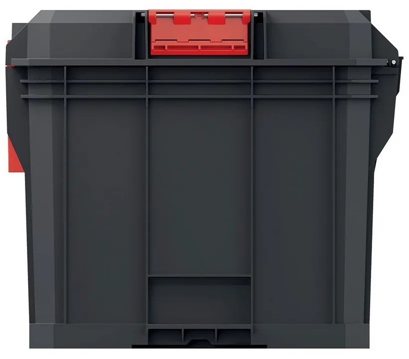 Cutie pentru scule C, 2 compartimente, negru