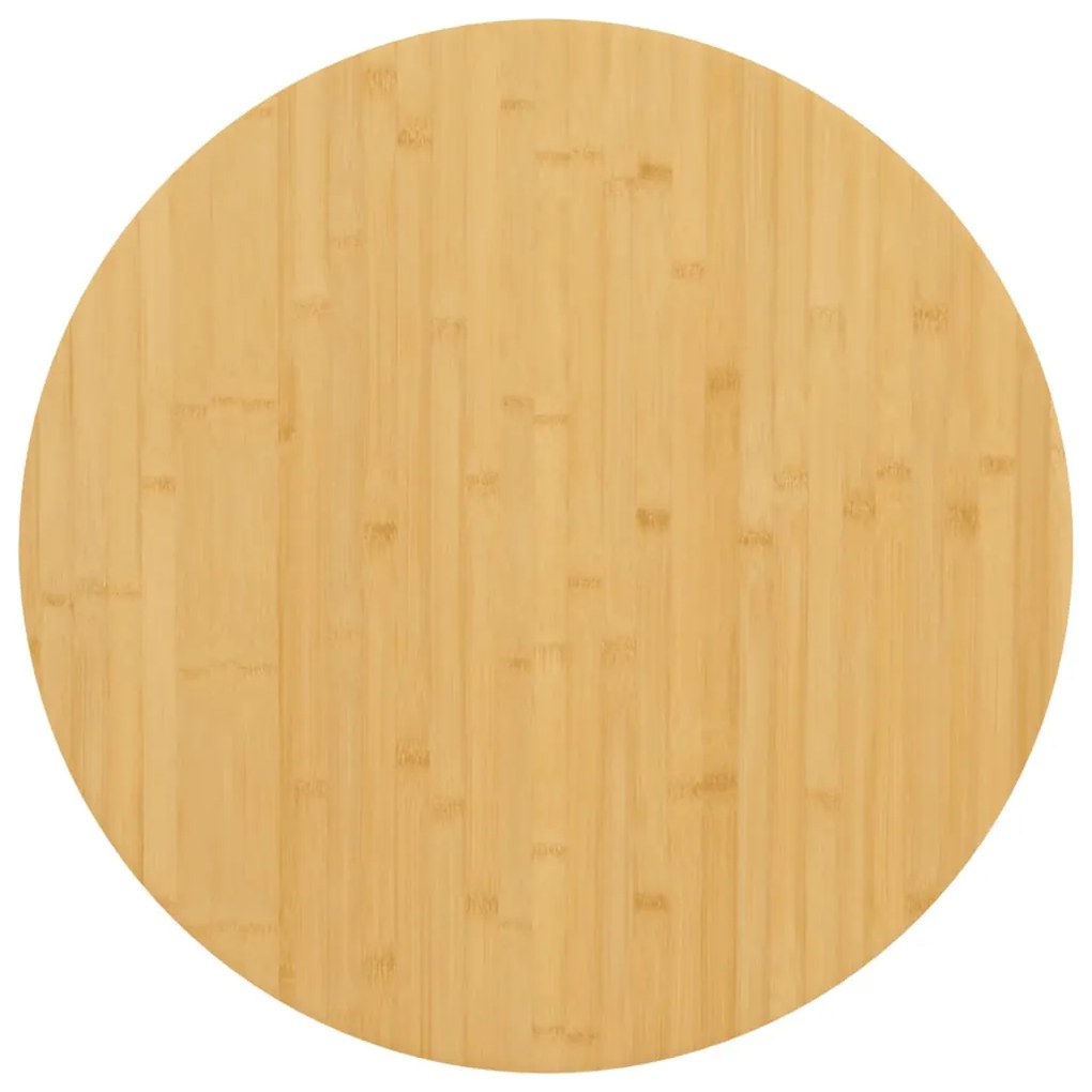 352688 vidaXL Blat de masă, Ø60x4 cm, bambus