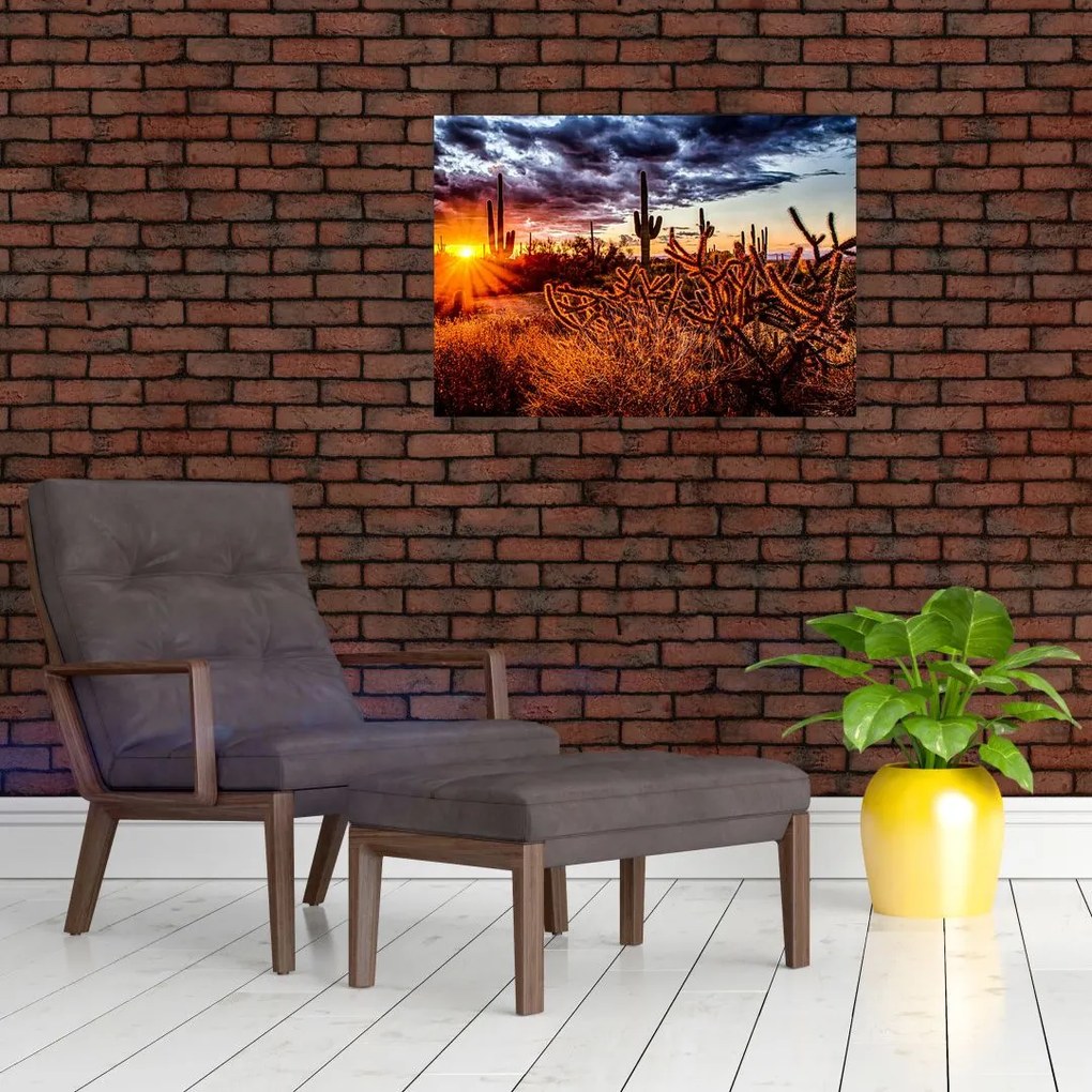 Tablou - Ora aurie a deșertului (70x50 cm)