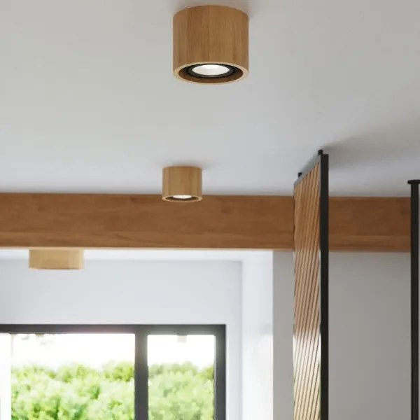 Plafonieră BASIC AR111 1xGU10/40W/230V lemn