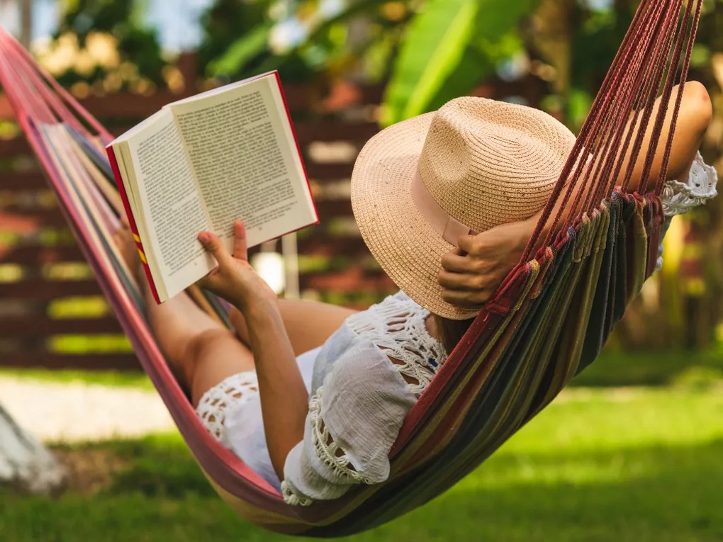 Hamac colorat pentru 2 persoane 190x150 cm