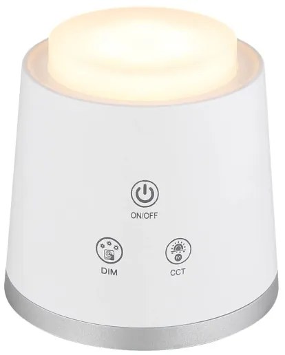 Globo 58454W - Lampă de birou LED tactilă reglabilă MEEYA LED/6W/3,7V albă