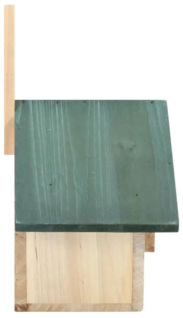Casute de pasarele, 4 buc., 24 x 16 x 30 cm, lemn de brad
