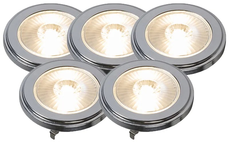 Lampă LED G53 AR111 reglabilă 9W 650LM 3000K Set de 5