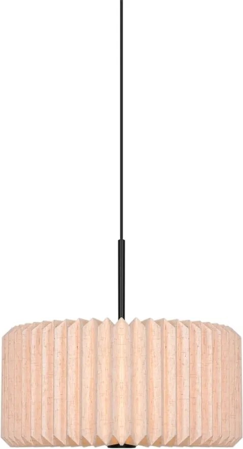 Lustra suspendata moderna cu abajur plisat Vivienne