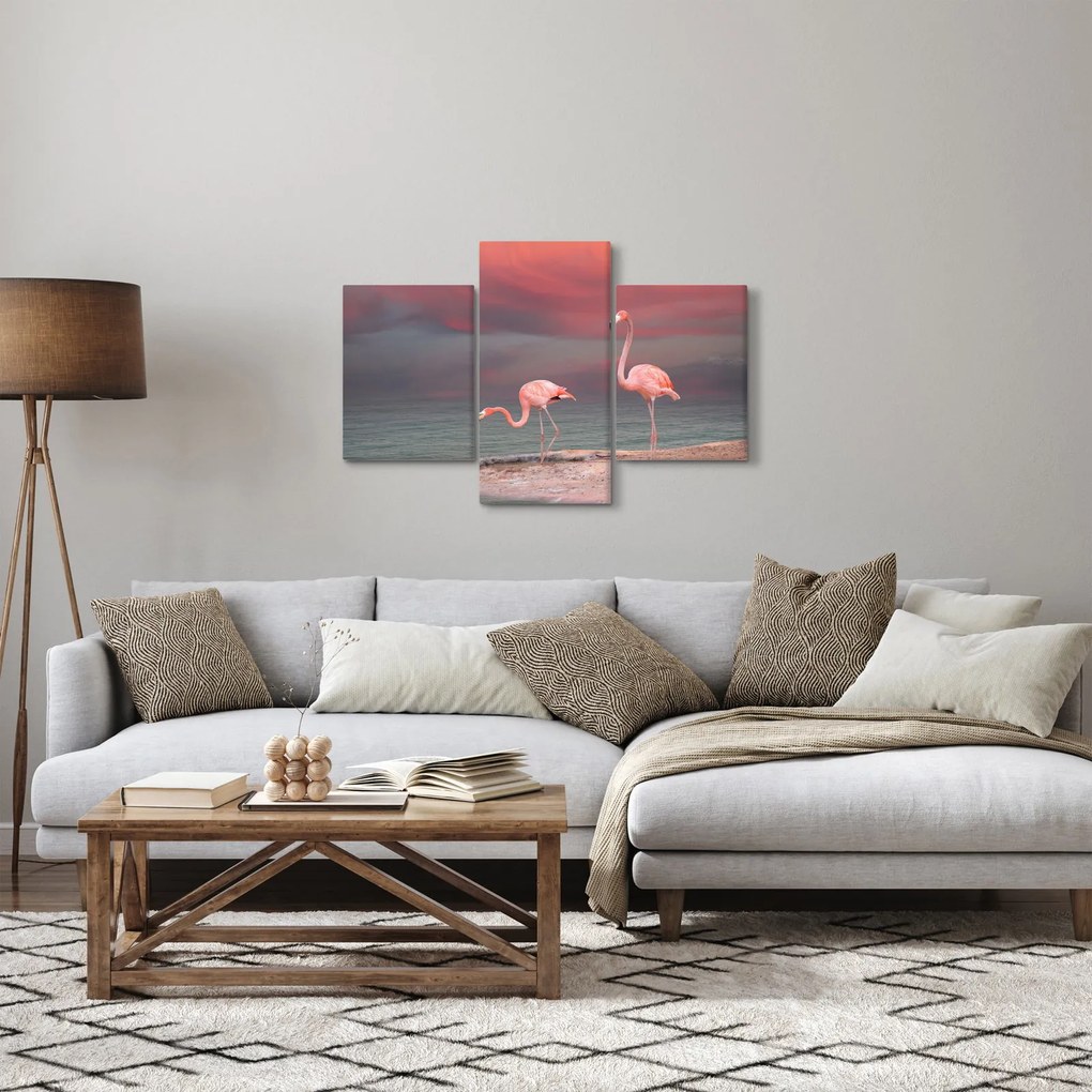 Tablou - Flamingo (90x60 cm)