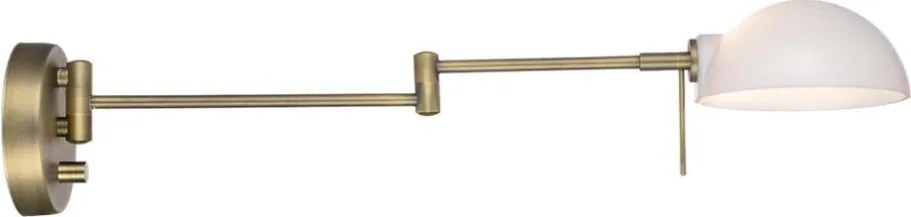 Halo Design 740222 - Aplică de perete KJOBENHAVN 1xG9/28W/230V alamă