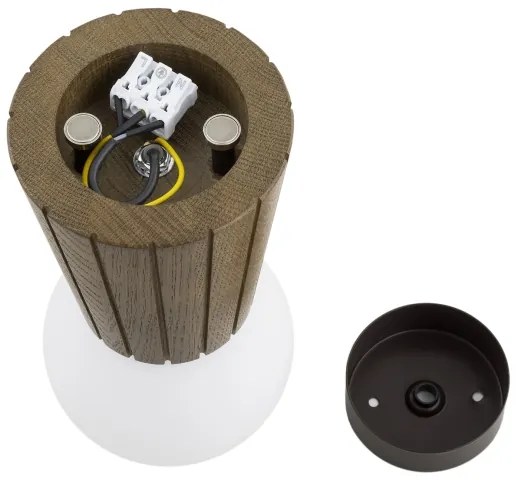 Argon 8974 - Plafonieră de baie VOLANTE 1xG9/6W/230V IP44 Ø 12 cm, maro