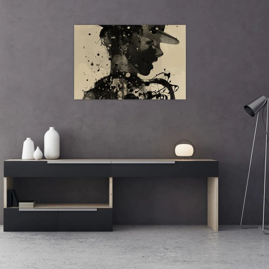 Tablou - Femeie de jazz (90x60 cm)
