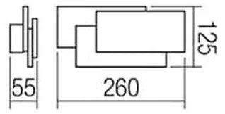 Redo 01-1444 - Aplică de perete LED GAMER LED/12W/230V