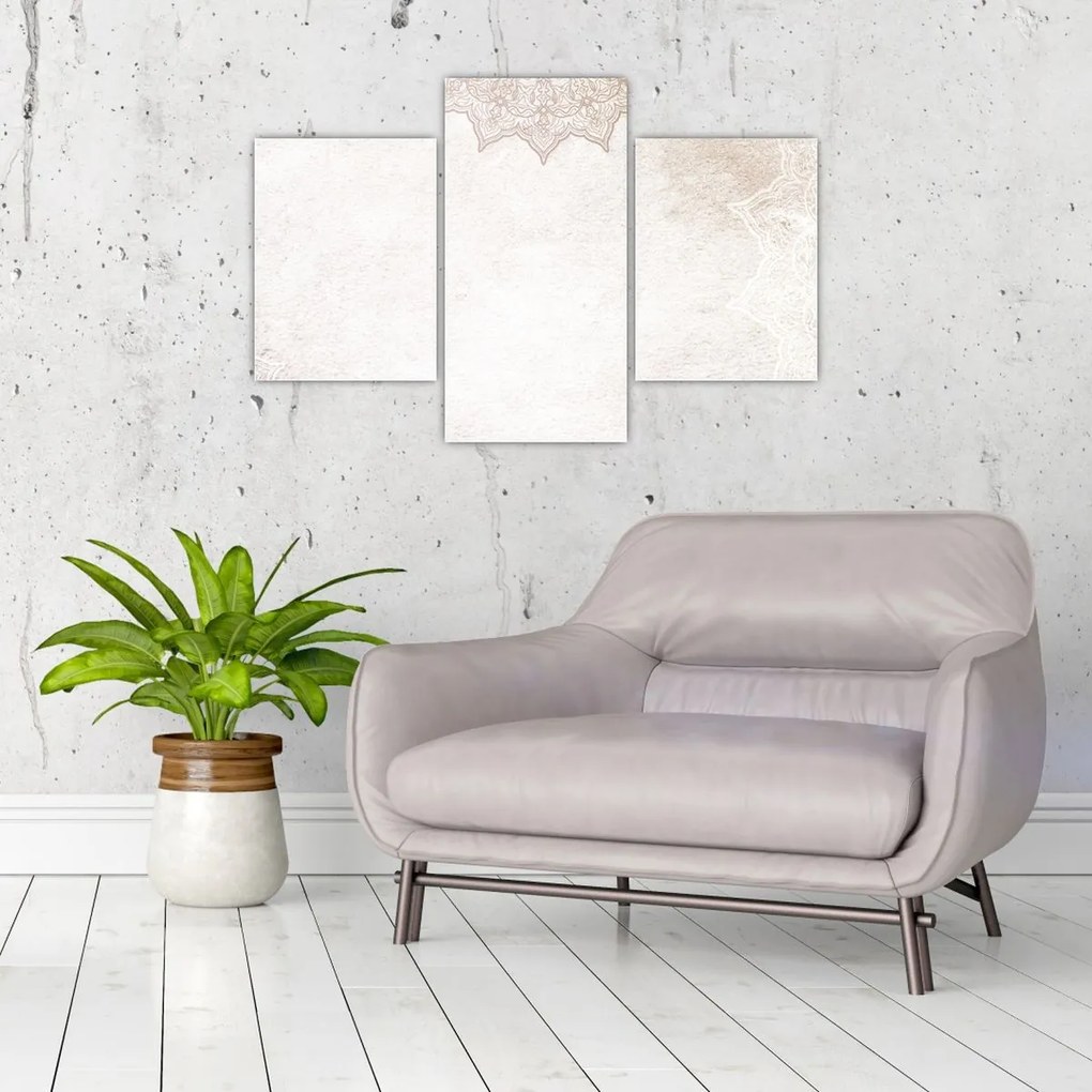 Tablou - Mandala pe zid (90x60 cm)