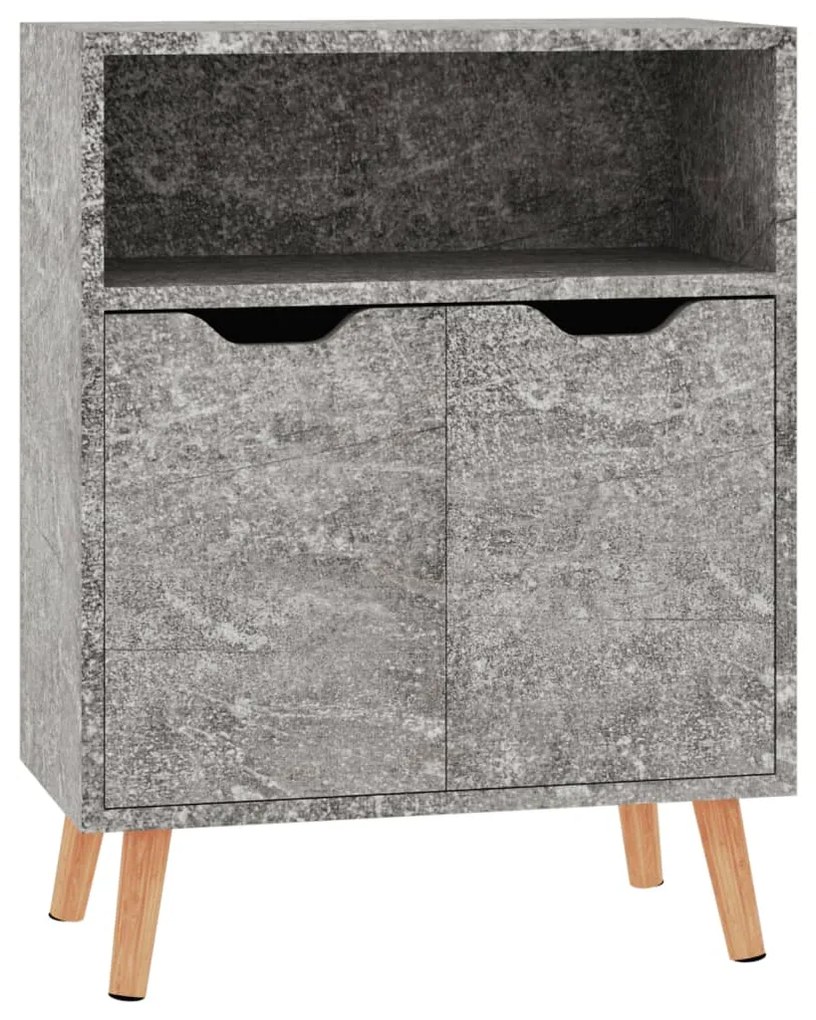 326826 vidaXL Servantă, gri beton, 60x30x72 cm, lemn prelucrat