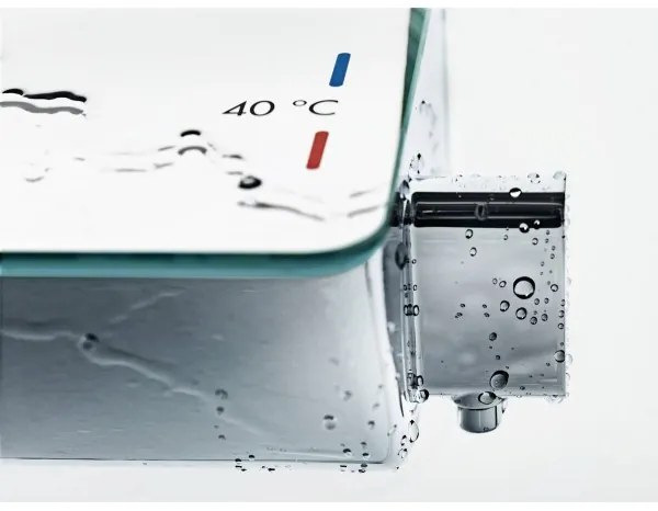 Baterie dus cu termostat, Hansgrohe Ecostat Select, crom, 13161000