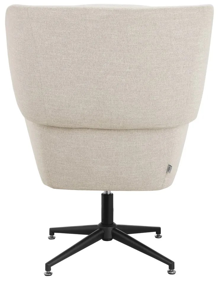 Fotoliu alb wing cu tapițerie din catifea Vanessa – Støraa