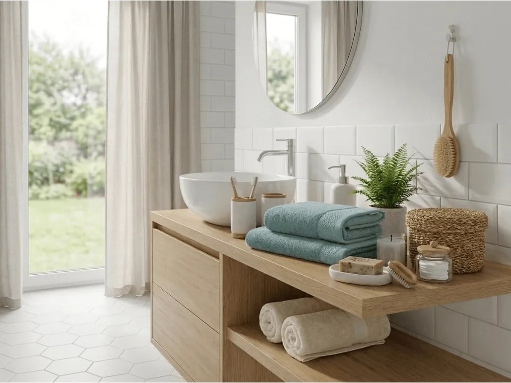 Prosop CLYR 50x100 cm albastru, 100% bumbac