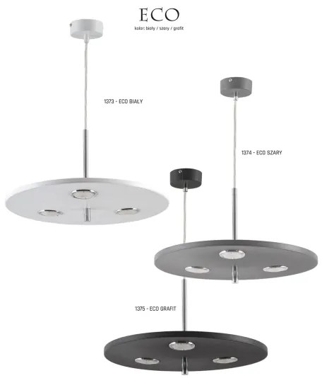 Jupiter 1373 - BI - LED Lampa suspendata ECO LED/8,5W/230V
