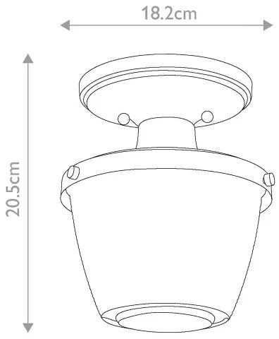 Plafonieră pentru baie Quoizel QZ-DUBLIN-SF-PC DUBLIN 1xE27/40W/230V IP44 crom