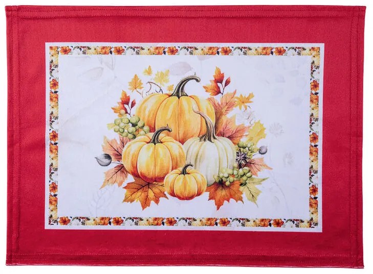 Set de 4 suporturi și traversă de masă PUMPKINS